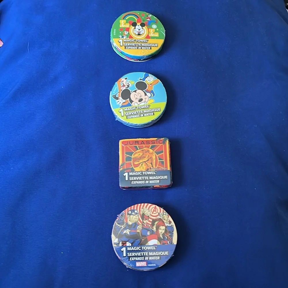 Magic Towel Set with Disney and Marvel Designs